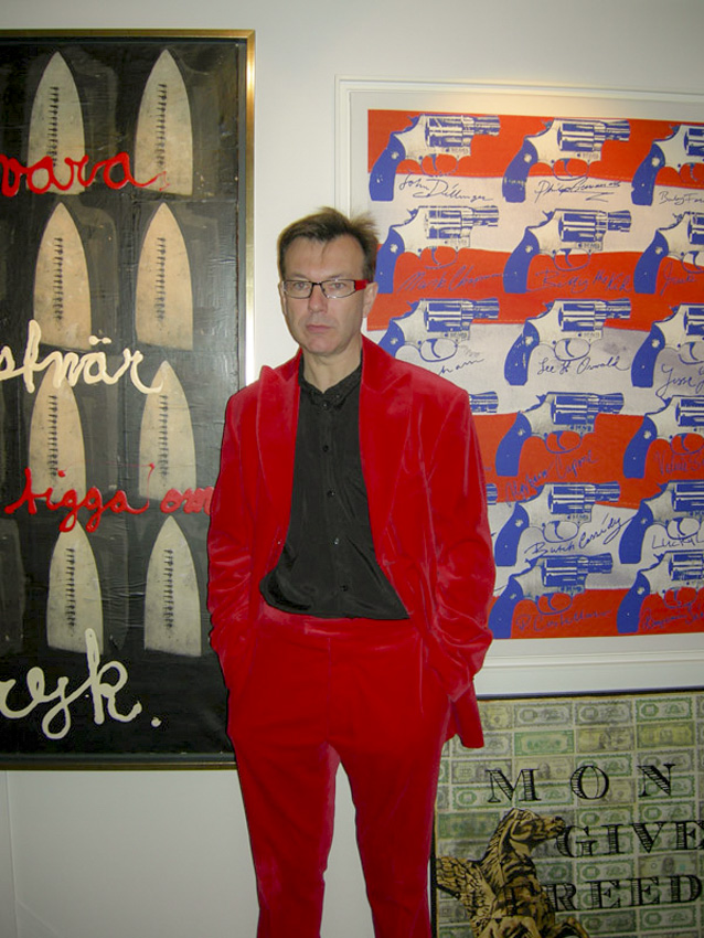 TD at The Retrospective art exhibit in provocation art gallery Berlin